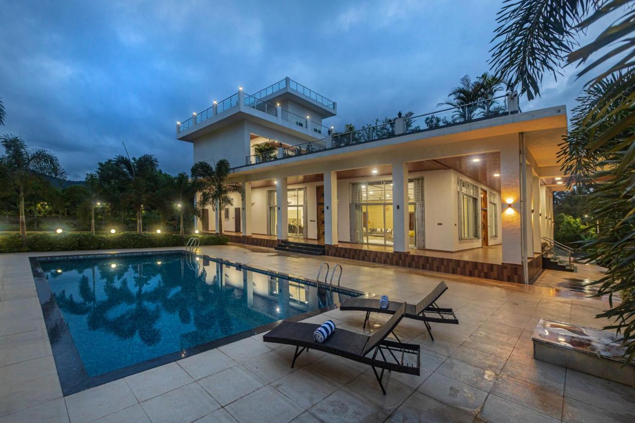 Saffronstays Odyssey, Karjat - 10 Acres Pet-Friendly Estate With Swimming Pool Chinchavli Екстериор снимка